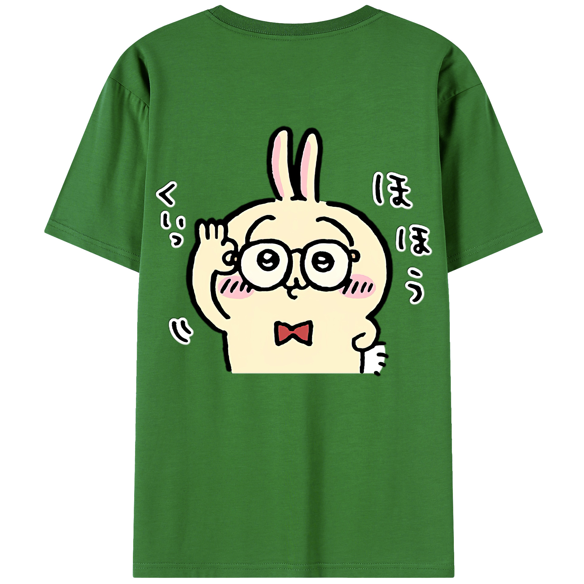 （画像用） ちいかわ うさぎ Chii-kawa usagi レディース半袖Tシャツ(バックプリント)